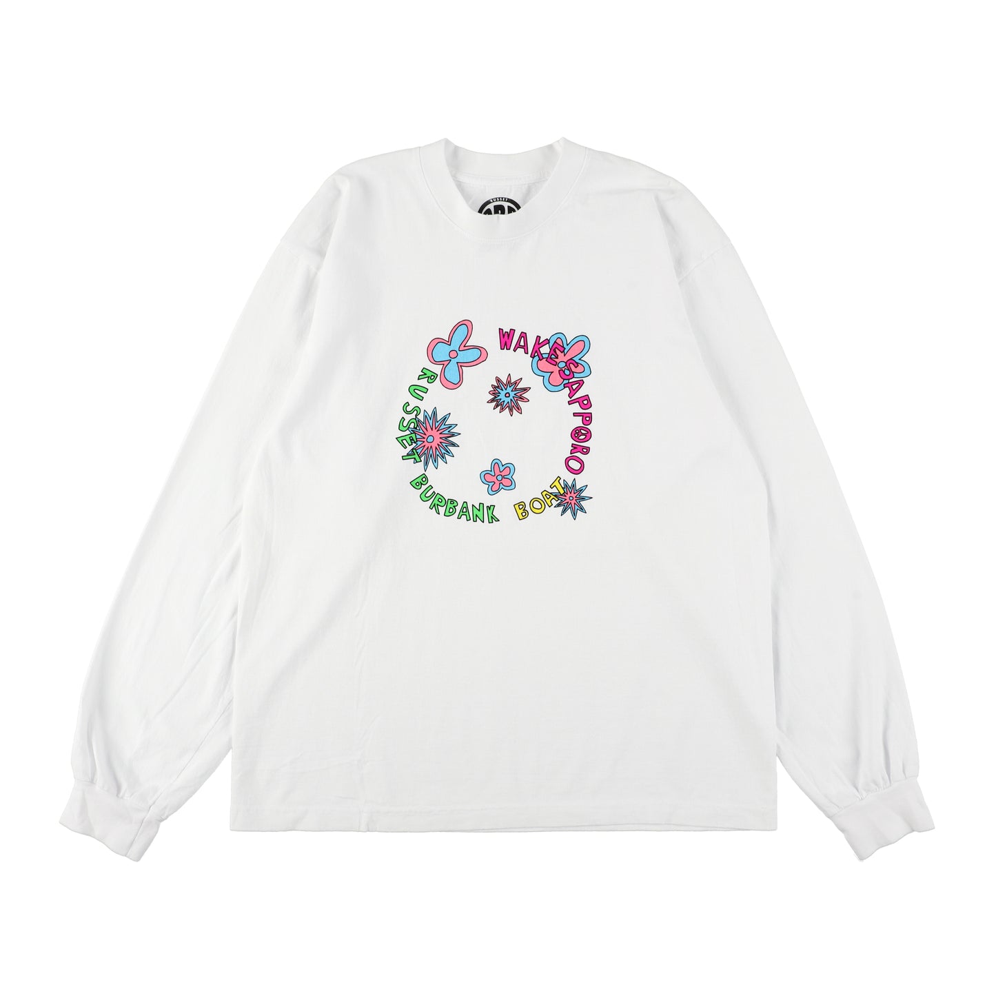 WAKE. × boat × Russet Burbank L/S Tee (White)