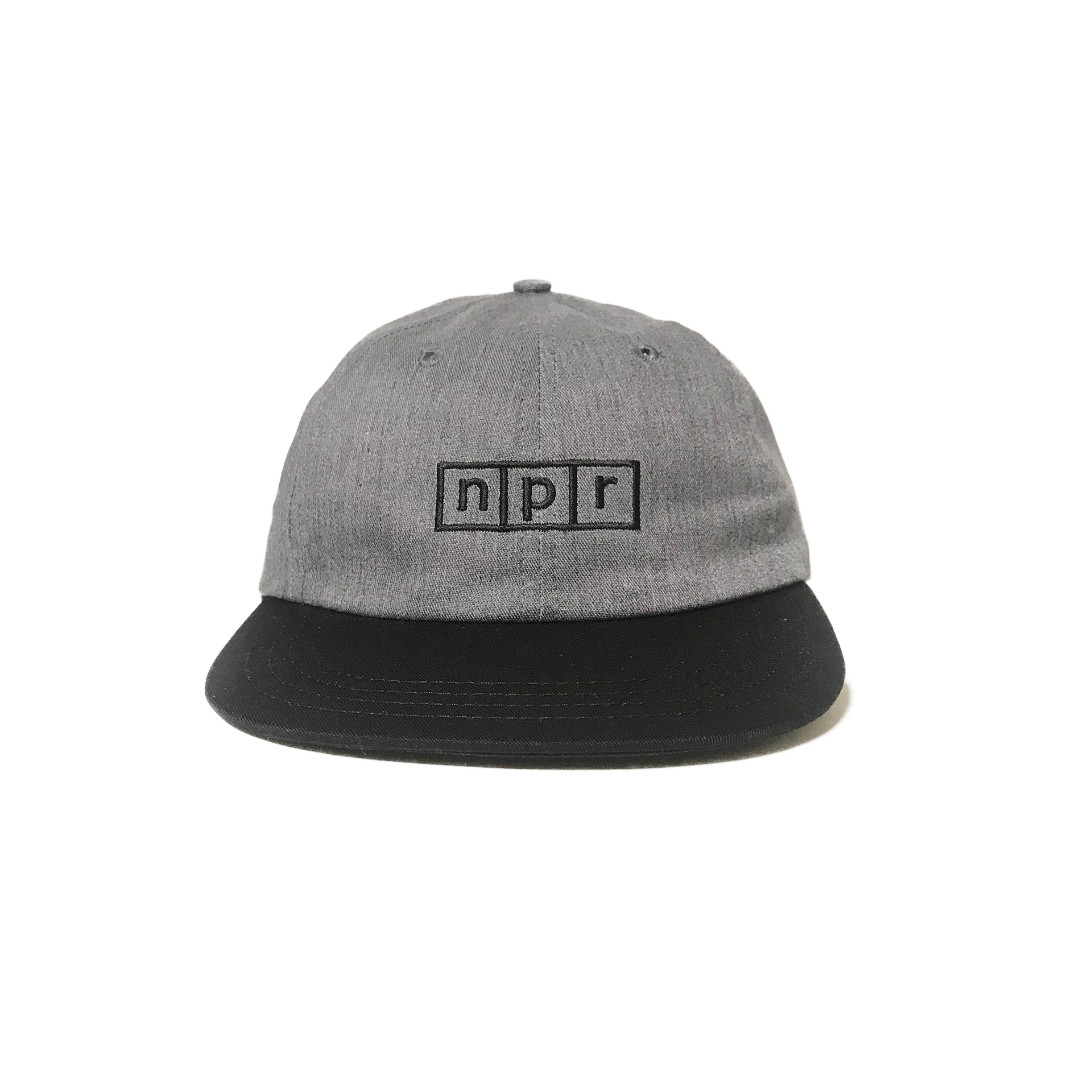 NPR Logo Cap Black/Gray | Russet Burbank